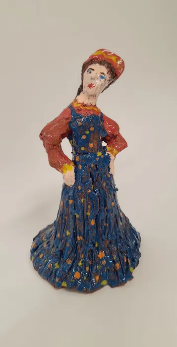 22 Хельст Татьяна, 12 лет, Пойду плясать!, 2026, глина, глазури, обжиг, ДШИ Протвино