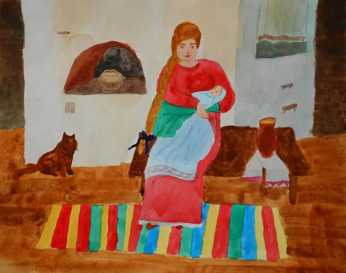 7 Кяжкина Таисия, 11 лет. Моя прапрабабушка.  г.Серебряные Пруды МБУ ДО _ДШИ  им.А.Д.Кившенко_