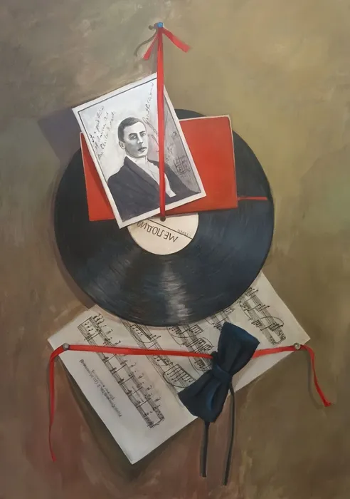 5 Самарова Александра 18 лет. Посвящение С.В.Рахманинову. 2025. Гуашь. Федюковская ДШИ Подольск