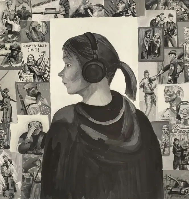 3 Дудина Анна, 16 лет, Автопортрет, гуашь, 2026г, Подольск, МУДО ПДХШ