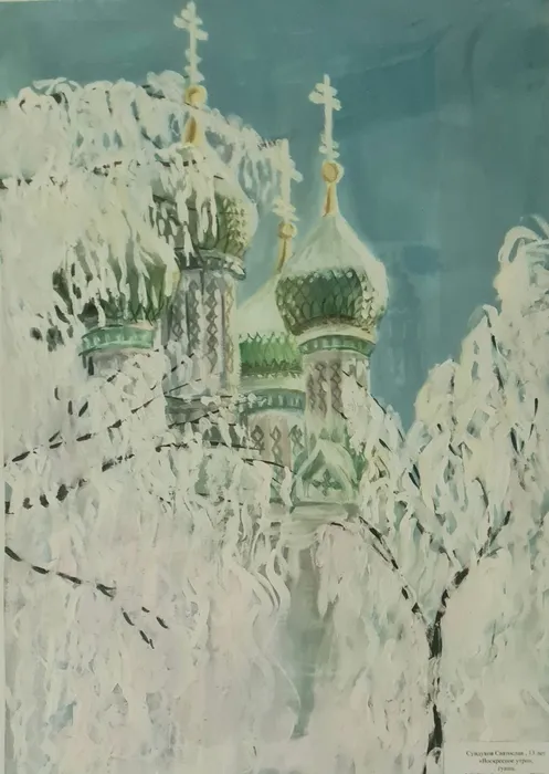 50 Сундуков Святослав, 13 лет. Воскресное утро. 2025. Гуашь. Подольск, МУДО Федюковская ДШИ