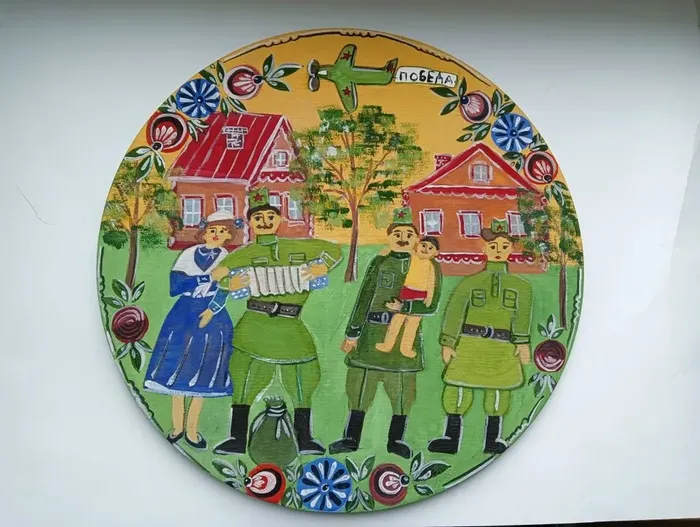 2 Названцева София 11 лет Встречаем с Победой 2026 Доска гуашь Можайск МБУ ДО ДШИ №1 им. С.В. Герасимова