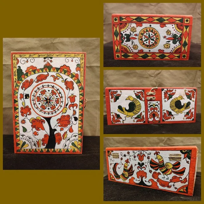 12 Конькова Вера 14 лет. Шкатулка. Дерево, темпера. МБУДО ЖДШИ № 1. г. Жуковский