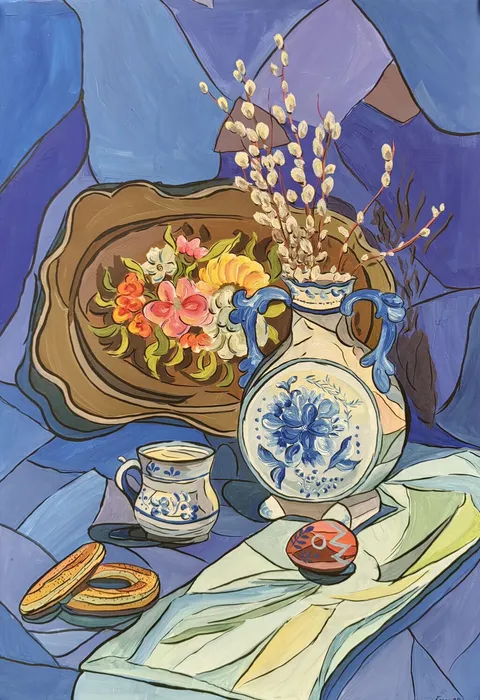 5 Балан Софья 14 лет Пасхальное утро 2026 гуашь Истра МБУДО ДШИ им ВА Широшова СП ДШИ Вдохновение