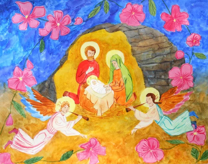 10 Кирюшатова София. 10 лет. “Рождество Христово”г.Серебряные Пруды МБУ ДО _ДШИ  им.А.Д.Кившенко_