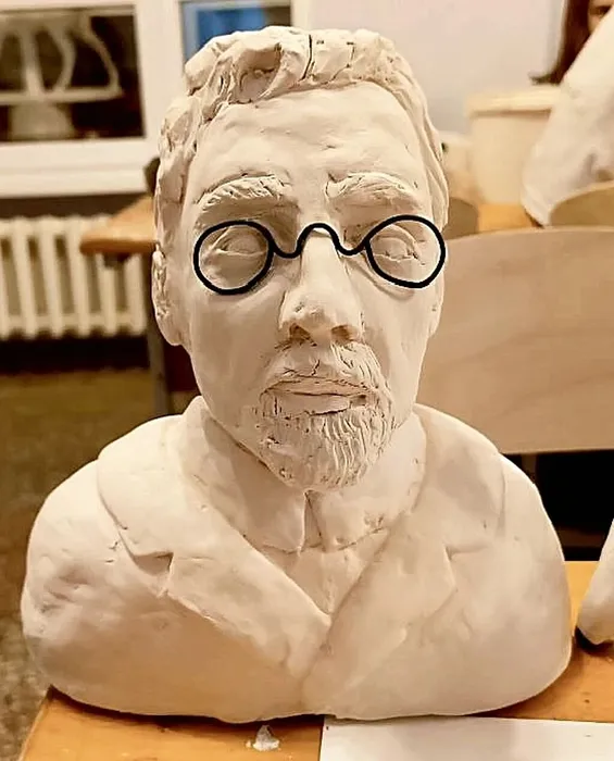 2 Митякова Эвелина 12 лет Портрет А.П. Чехова Жуковская ДШИ г. Жуковский