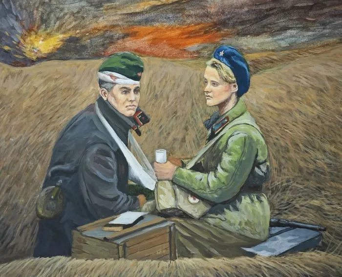 15 Унанян Кристина, 13 лет Раненый боец ДШИ Времена года г. Видное