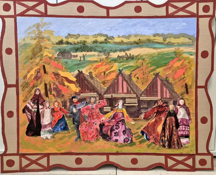 17 Дяченко Александра 15 лет Осенины. 2026. Смешанная техника. Балашиха, МБУДО ДШИ 1 им. Г.В. Свиридова