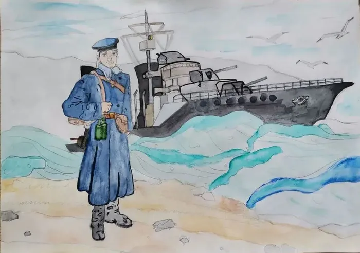 8 Щербакова Маргарита 12 лет. Герой морских сражений. 2026 Солнечногорск МУ ДО Сенежская ДШИ