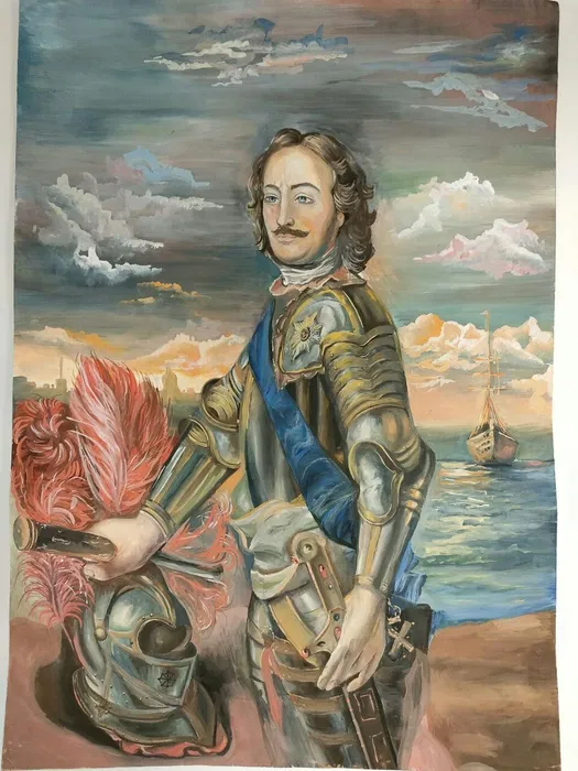 19 Щебакова Кира 14 лет Портрет Петра 1 Жуковская ДШИ