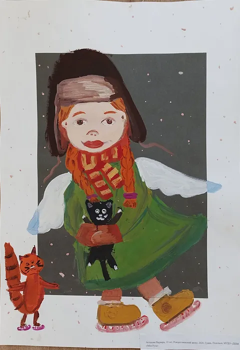 3 Астапова Варвара 10 лет Рождественский ангел ДШИ Моя Русь Подольск