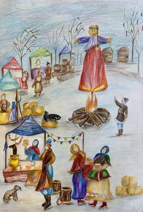 32 Леонова Елизавета 14 лет Масляничные гуляния Жуковская ДШИ