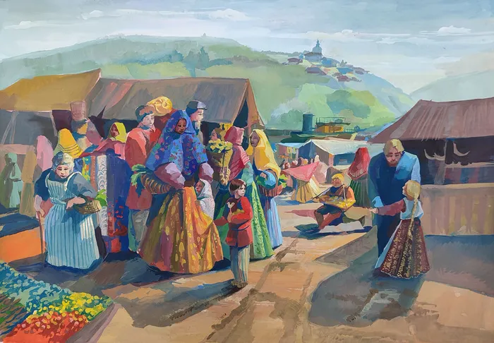 36 Маслова Маргарита 15 лет Русская ярмарка 2026 Электросталь ДХШ