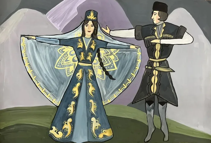 31 Куприкова Маргарита,14 лет. Дагестанский танец, лезгинка. 2026. Коломна ДХШ им. М.Г. Абакумова