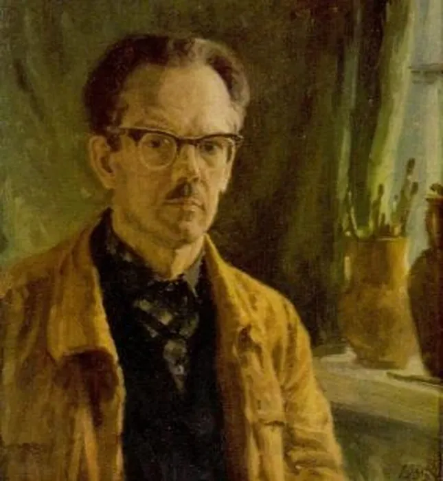 Автопортрет у окна. 1969
