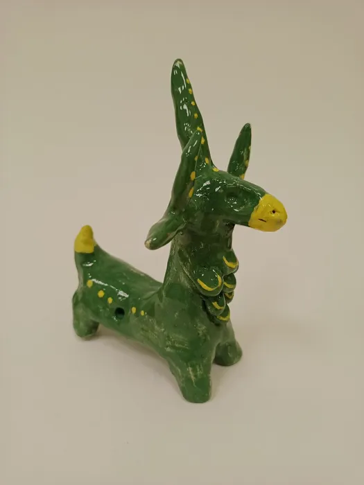 9 Жукова Виктория, 10 лет. Абашевский олень. Керамика. 2026. Старая Купавна, МУДО Купавинская ДШИ_1