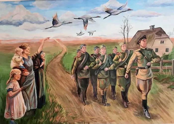 3 Миниахметова Кира, 14 лет До свидания, мальчики, 2025, гуашь, Люберцы, МУДО ДМШ № 2 стр. подр.ДШИ №1