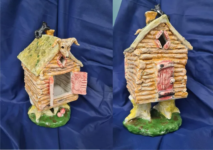 3 Белякова Александра 10 лет Избушка на курьих ножках. Керамика ДШИ Времена года г. Видное